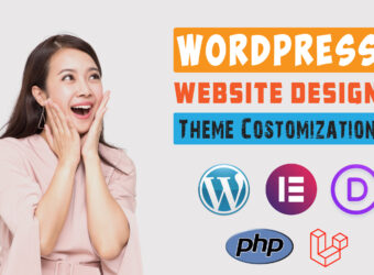 Website Design, WordPress installation, Theme setup, and Website Development